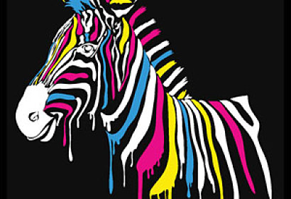 Fototapeta Pop Art - Zebra 4536